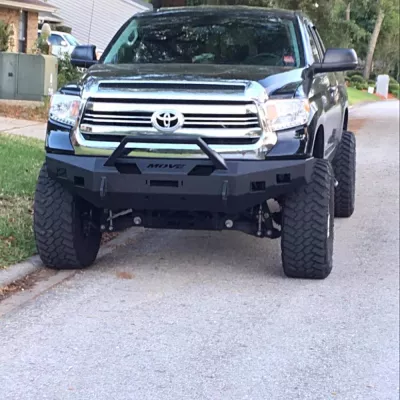 TOYOTA TUNDRA 2014-2021 with CLASSIC FRONT Weld It Yourself Offroad installed