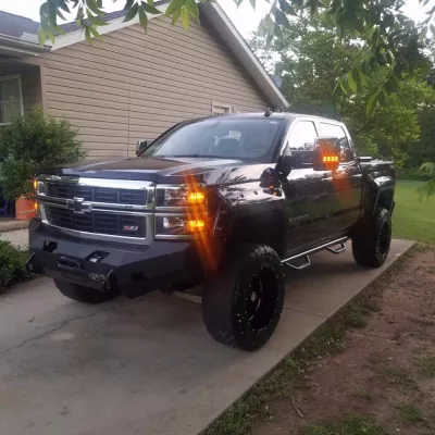 CHEVY 1500 2014-2015 with CLASSIC FRONT Weld It Yourself Offroad installed