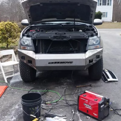 CHEVY TAHOE 2007-2014 with CLASSIC FRONT Weld It Yourself STANDARD installed