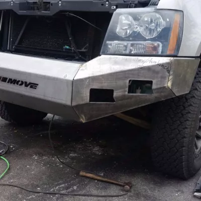 CHEVY TAHOE 2007-2014 with CLASSIC FRONT Weld It Yourself STANDARD installed