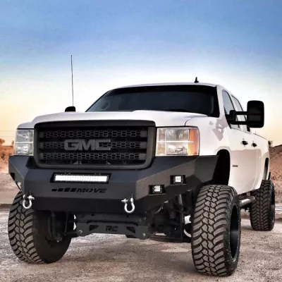 GMC 2500-3500HD 2011-2014 with CLASSIC FRONT Weld It Yourself STANDARD installed