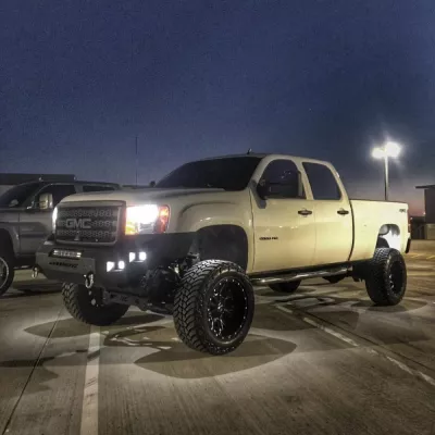 GMC 2500-3500HD 2011-2014 with CLASSIC FRONT Weld It Yourself STANDARD installed