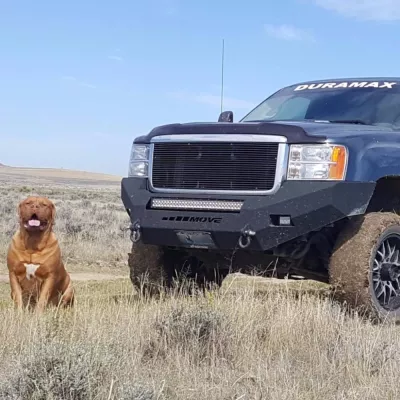 GMC 2500-3500HD 2011-2014 with CLASSIC FRONT Weld It Yourself STANDARD installed