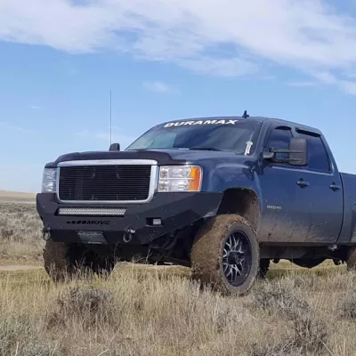 GMC 2500-3500HD 2011-2014 with CLASSIC FRONT Weld It Yourself STANDARD installed