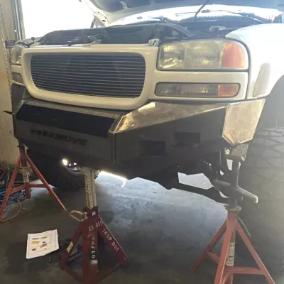 GMC 2500-3500HD 1999-2002 with CLASSIC FRONT Weld It Yourself STANDARD installed