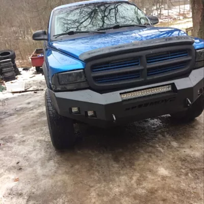 DODGE DAKOTA 1997-2004 with CLASSIC FRONT Weld It Yourself STANDARD installed