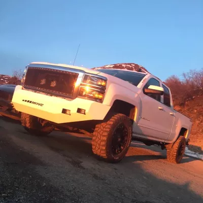 CHEVY 1500 2014-2015 with CLASSIC FRONT Weld It Yourself STANDARD installed