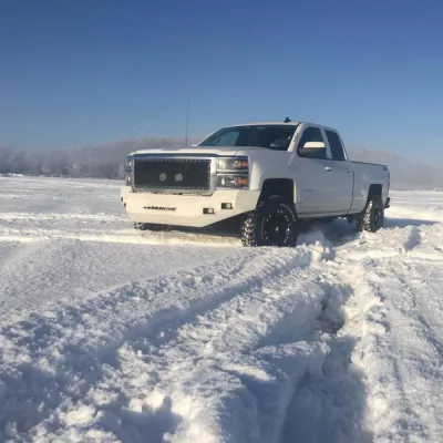 CHEVY 1500 2014-2015 with CLASSIC FRONT Weld It Yourself STANDARD installed