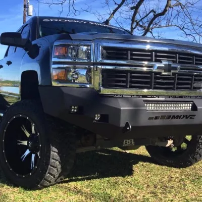 CHEVY 1500 2014-2015 with CLASSIC FRONT Weld It Yourself STANDARD installed