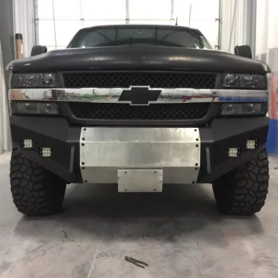 CHEVY 2500-3500HD 1999-2002 with CLASSIC FRONT Weld It Yourself STANDARD installed