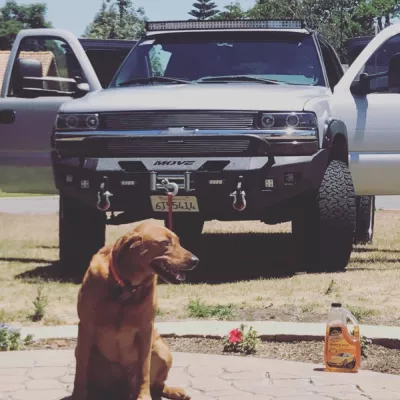 CHEVY 1500 1999-2002 with CLASSIC FRONT Weld It Yourself Offroad installed