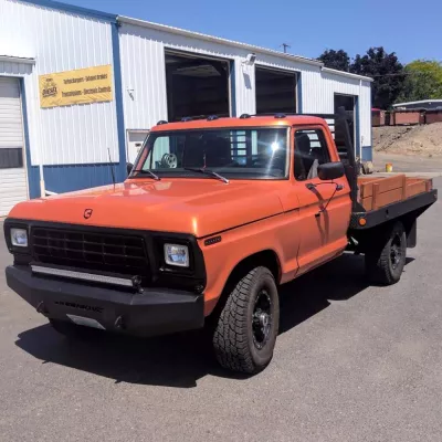 FORD F150 1973-1979 with CLASSIC FRONT Weld It Yourself STANDARD installed