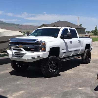 CHEVY 2500-3500HD 2015-2019 with CLASSIC FRONT Weld It Yourself STANDARD installed