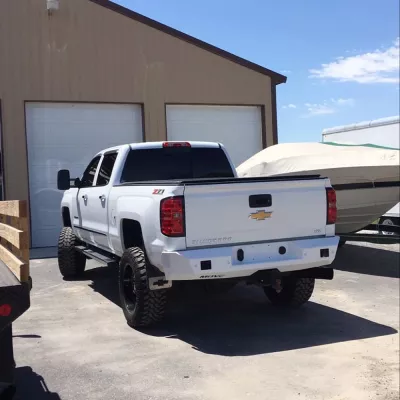 CHEVY 2500-3500HD 2015-2019 with CLASSIC REAR Weld It Yourself STANDARD installed