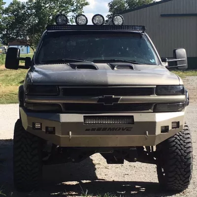 CHEVY 1500 1999-2002 with CLASSIC FRONT Weld It Yourself STANDARD installed