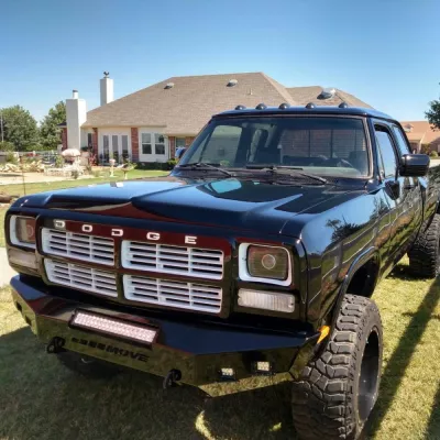 DODGE 150-250-350 1981-1993 with CLASSIC FRONT Weld It Yourself STANDARD installed