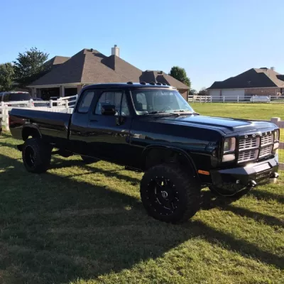 DODGE 150-250-350 1981-1993 with CLASSIC FRONT Weld It Yourself STANDARD installed