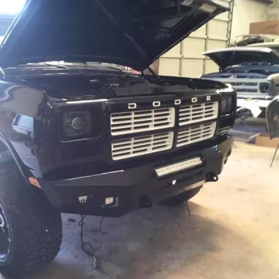 DODGE 150-250-350 1981-1993 with CLASSIC FRONT Weld It Yourself STANDARD installed
