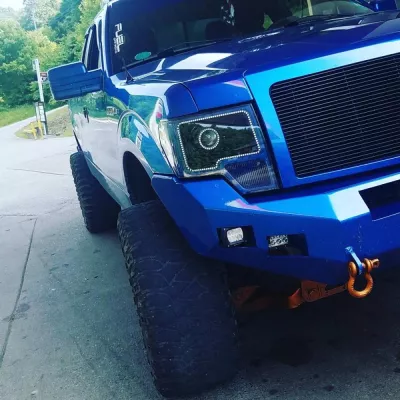 FORD F150 2009-2014 with CLASSIC FRONT Weld It Yourself STANDARD installed