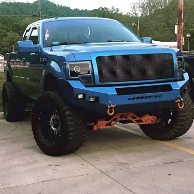 FORD F150 2009-2014 with CLASSIC FRONT Weld It Yourself STANDARD installed