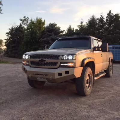 CHEVY 1500 2003-2007 with CLASSIC FRONT Weld It Yourself STANDARD installed