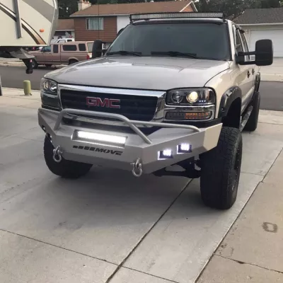 GMC 2500-3500HD 2003-2007 with CLASSIC FRONT Weld It Yourself STANDARD installed