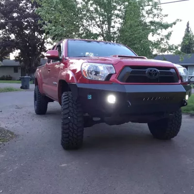 TOYOTA TACOMA 2012-2015 with CLASSIC FRONT Weld It Yourself STANDARD installed