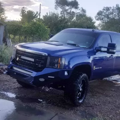 GMC 2500-3500HD 2011-2014 with CLASSIC FRONT Weld It Yourself STANDARD installed