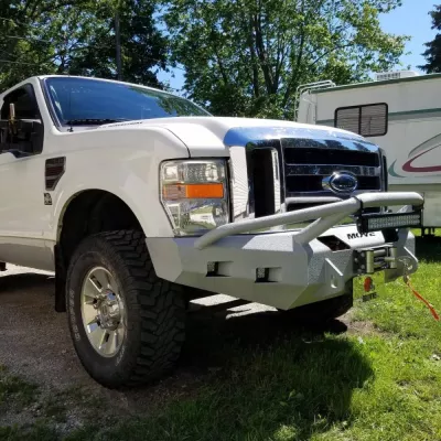 FORD F250-350 2008-2010 with CLASSIC FRONT Weld It Yourself Offroad installed