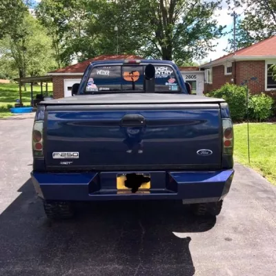 FORD F250-350 2005-2007 with CLASSIC REAR Weld It Yourself STANDARD installed