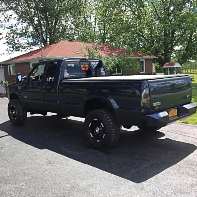 FORD F250-350 2005-2007 with CLASSIC REAR Weld It Yourself STANDARD installed