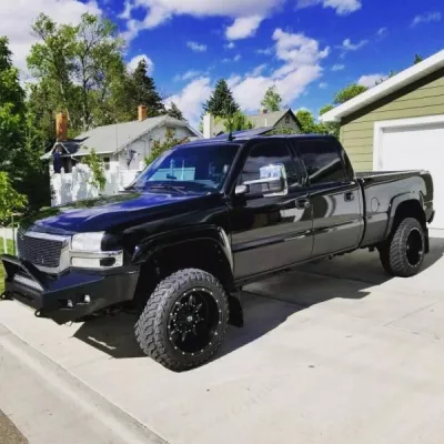 GMC 2500-3500HD 2003-2007 with CLASSIC FRONT Weld It Yourself STANDARD installed