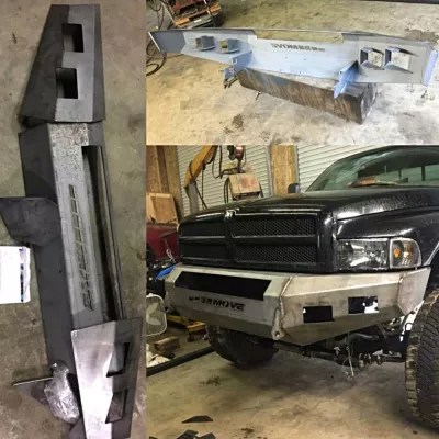 DODGE 2500-3500 1994-2002 with CLASSIC FRONT Weld It Yourself STANDARD installed