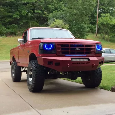 FORD F150 1992-1996 with CLASSIC FRONT Weld It Yourself STANDARD installed