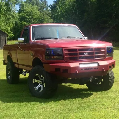 FORD F150 1992-1996 with CLASSIC FRONT Weld It Yourself STANDARD installed