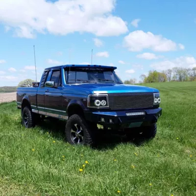 FORD F150 1992-1996 with CLASSIC FRONT Weld It Yourself STANDARD installed