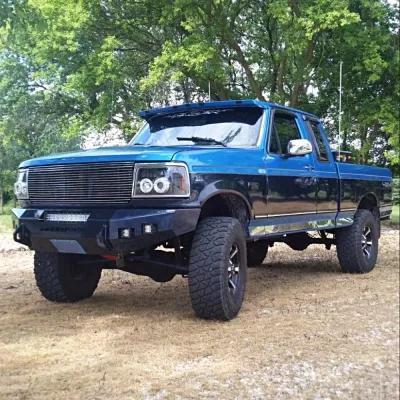 FORD F150 1992-1996 with CLASSIC FRONT Weld It Yourself STANDARD installed