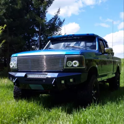 FORD F150 1992-1996 with CLASSIC FRONT Weld It Yourself STANDARD installed
