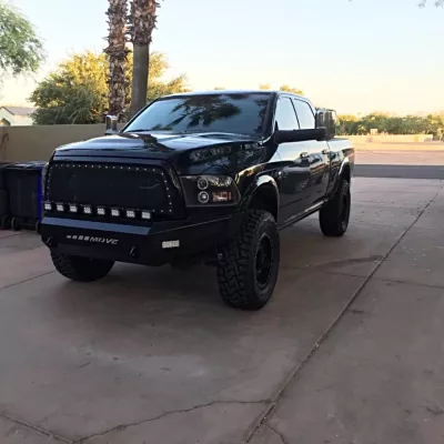 DODGE 2500-3500 2010-2018 with CLASSIC FRONT Weld It Yourself STANDARD installed