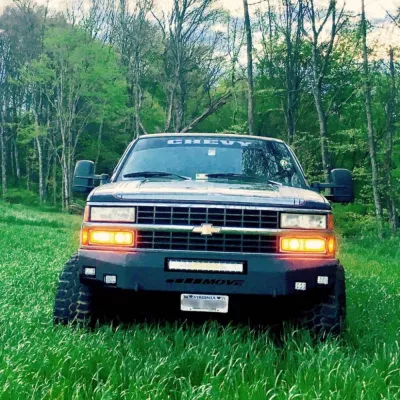 CHEVY 1500 1988-1998 with CLASSIC FRONT Weld It Yourself STANDARD installed