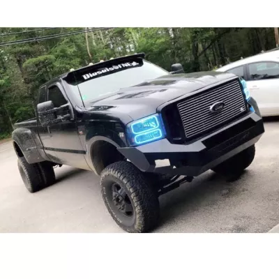 FORD F250-350 2005-2007 with CLASSIC FRONT Weld It Yourself STANDARD installed