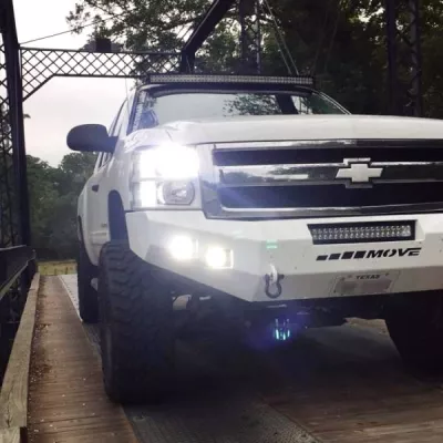 CHEVY 1500 2007.5-2013 with CLASSIC FRONT Weld It Yourself STANDARD installed