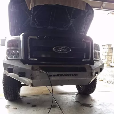 FORD F250-350 2011-2016 with CLASSIC FRONT W.I.Y.KIT STANDARD installed
