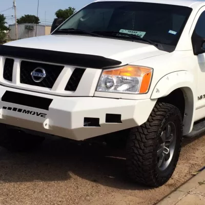 NISSAN TITAN 2003-2015 with CLASSIC FRONT Weld It Yourself STANDARD installed