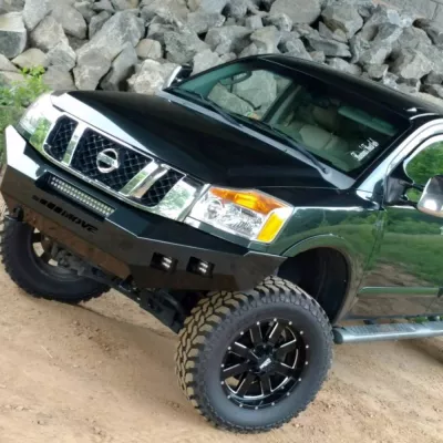 NISSAN TITAN 2003-2015 with CLASSIC FRONT Weld It Yourself STANDARD installed