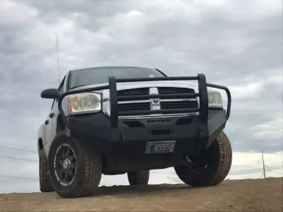 DODGE DAKOTA 2005-2011 with CLASSIC FRONT Weld It Yourself Offroad installed