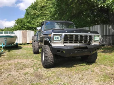 FORD F150 1973-1979 with CLASSIC FRONT Weld It Yourself STANDARD installed