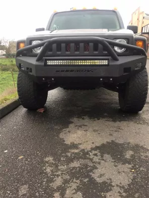 HUMMER H3 2005-2010 with CLASSIC FRONT Weld It Yourself STANDARD installed