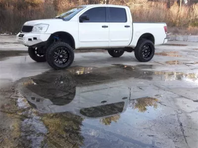 NISSAN TITAN 2003-2015 with CLASSIC FRONT Weld It Yourself STANDARD installed
