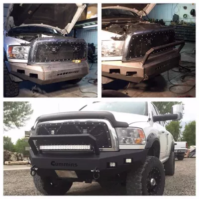 DODGE 2500-3500 2010-2018 with CLASSIC FRONT W.I.Y.KIT STANDARD installed